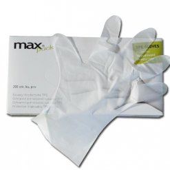 Jednorázové rukavice TPE Maxpack 200 ks velikost S